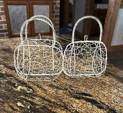 Adorable Wire Metal Purse Handbag Set Of 2 • $29.99