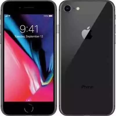 Apple IPhone 8 64GB IOS Black Unlocked Excellent BATTERY Grade A Good Condition • £79.99
