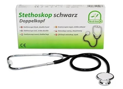 £5.95 • Buy Stethoscope Pro Double Headed EMT Doctors Nurses Vets Medical Students Medi-Inn