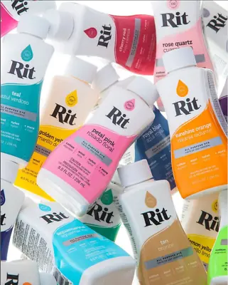 Rit All Purpose Liquid Dye For Cotton Linen Silk - Clothing Shoes & More • £7.99