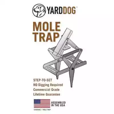 YARDDOG  Step-To-Set No Digging Required Durable Steel Mole Trap • $24.86