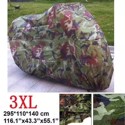 3XL Camo  Motorcycle Cover For Harley Davidson Street Glide Touring • $27.88