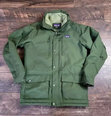 Patagonia Inferno Men's Fleece Lining Full Zip Jacket Forest Green Size S • $59.99