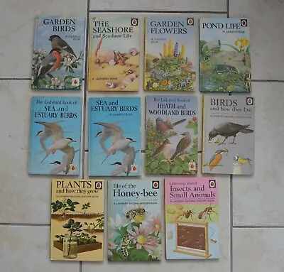 Job Lot Of 11 Series 536 And 651 Natural History Ladybird Books • £15