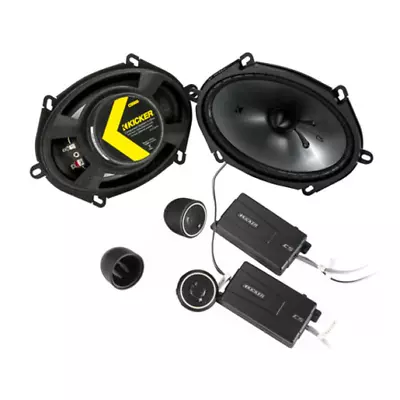 Kicker 6X8  Cs Series 2 Way Component Speakers - 46CSS684 • $224.25