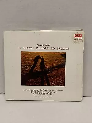 ORF 2 CD Set Leonardo Leo Le Nozze Di Iole Ed Ercole Austria Bernhard Wessel • $24.99