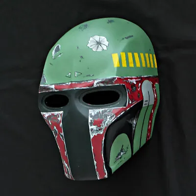$80 • Buy PAINTBALL AIRSOFT MASK BB GUN PROP ARMY Of TWO HELMET GOGGLE Boba Fett MA23