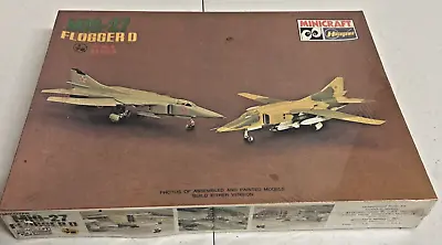 Vintage Minicraft Hasegawa  Mig-27 Flogger D Model Plane Kit New In Package • $29.95