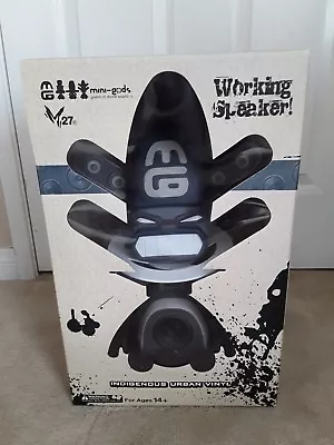 Marka27 MiniGod Speaker MG1 Brazil Midnight 16  Vinyl Figure With Speaker 2007 • $87.50