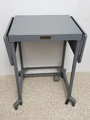 Vintage Tiffany Stand Co. Typewriter Drop Leaf Table Desk W/ Wheels • $150