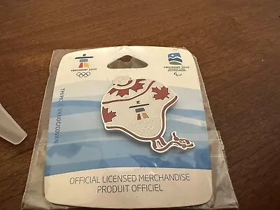 Vancouver 2010 Olympic Pin Canada Winter Hat Toque Brand New • $30