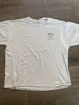 Mercedes Benz Logo Emblem Mount Mercedes White T-shirt Men’s Size XL • $8.99