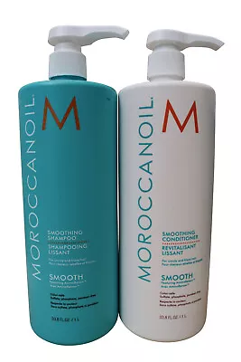 Moroccanoil Smoothing Shampoo & Conditioner Set Unruly & Frizzy Hair 33.8 OZ • $83