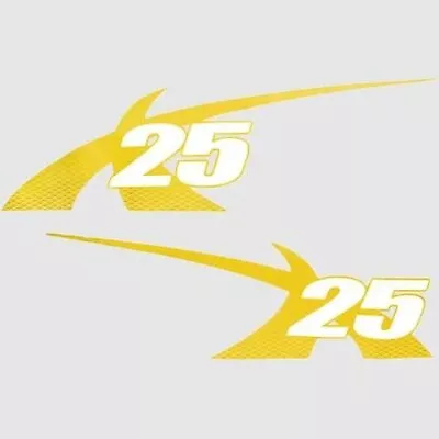 $266.51 • Buy MasterCraft Boat X-25 Decal 7501646 | Switch Sunrise Yellow (Set Of 2)