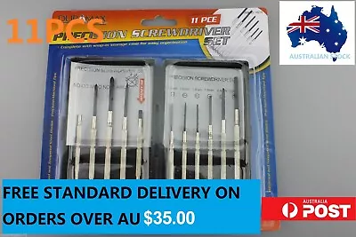 $4.40 • Buy 11pcs Precision Screwdriver Set AstSizes Jewellers Laptop Watch Glasses Mobile