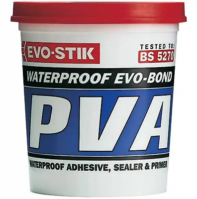 £11.50 • Buy Evo Stik Waterproof Evo Bond PVA Building Glue Primer Sealer Admixture 1L