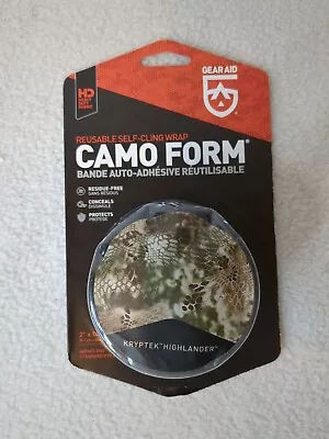 GEAR AID Camo Form Reusable Self-Cling Wrap 2  X 144  - Highlander • $15.75