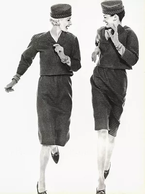 $176.34 • Buy 1958 Vintage RICHARD AVEDON New York Female Fashion Suit Large Duotone Photo Art