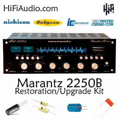 Marantz 2250B Rebuild Restoration Recap Service Kit Fix Repair Capacitor • $175