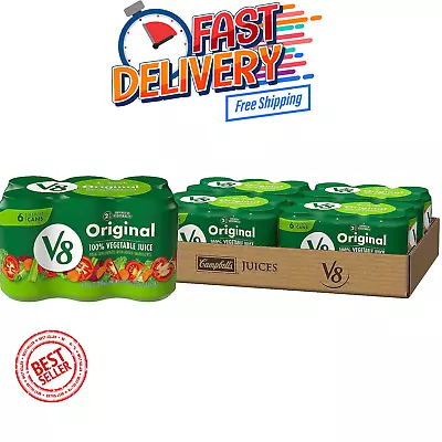 V8 Original 100% Vegetable Juice 11.5 Fl Oz Can (4 Cases Of 6 Cans) • $20.99