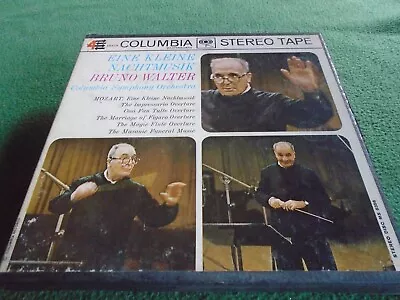 Bruno Walter  Mozart: Eine Kleine Nachtmusik  4 Track 7½ IPS Reel/Reel Tape • $20