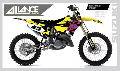 Suzuki Polisport Restyle 01-08 Rm 125 250 Motocross Bike Graphics Bflag Series • $159.99