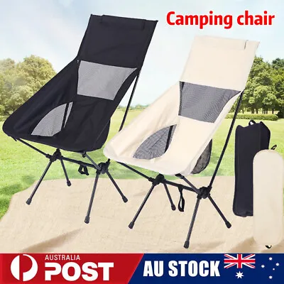 Camping Chair Folding Portable Lightweight Beach Picnic Fishing Moon Chair • $28.99