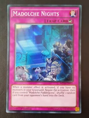 Yugioh! MP14-EN051 Madolche Nights Super Rare NM 1st Edition - 12 Available • $3.11