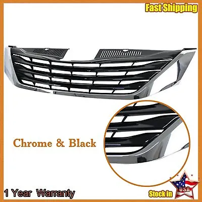 Front Upper Grille W/ Chrome Fits Toyota Sienna 2011 -2017 TO1200334 • $59