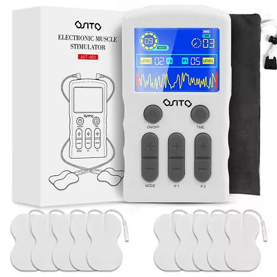 OSITO TENS Machine Electrode Pad Electronic Pulse Muscle Stimulator Relief Pain • $32.88