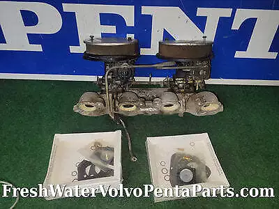 Volvo Penta Aq151C Dual Carbs With Manifold 4 Cylinder B230 Pn. 856507 Solex PAI • $437.50