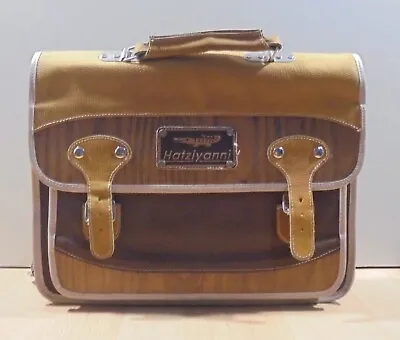 Hatziyanni Vtg Greek Brown Leather School Bag • $119.66