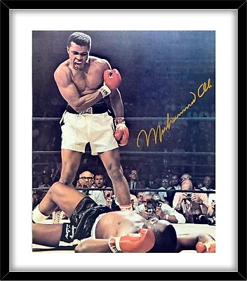 Muhammad Ali Signed Framed 16x20 Phantom Punch Autograph. Auto JSA. • $3495