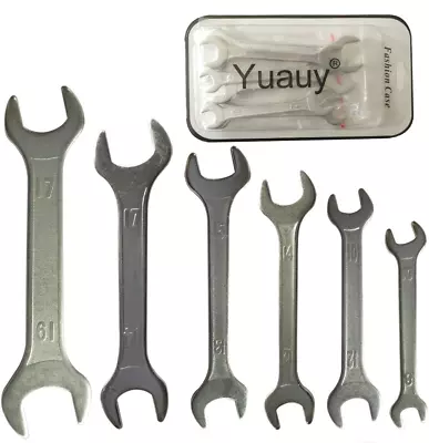 Double Ended 8 Mm Thru 19mm Cone Wrench Bicycle Tool Kit Spanner Bike Set • $10.93