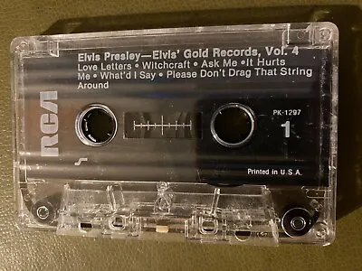 Elvis Presley *Gold Records Vol 4 *cassette Tape LOOSE *NO Insert OR Case Includ • $2.77