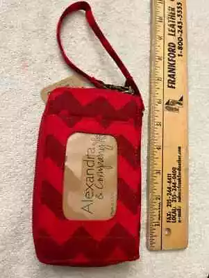 $19.95 • Buy Chi Omega Chevron Wristlet ID Holder, Money/Debit Card NEW, VINTAGE RETIRED