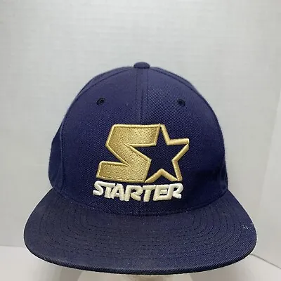 Vintage Starter Logo Snapback Dallas Cowboys Blue • $22.95