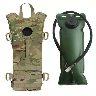 GI Hydration Pack And Bladder 3 Liter Multicam Nylon MOLLE Made In USA New • $29.99