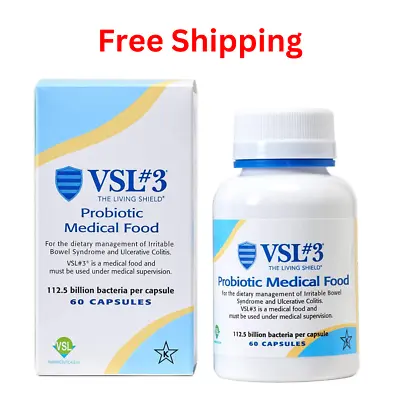 VSL #3 Probiotic - 60 Capsules- 11/2025 • $78.99