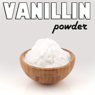 VANILLIN POWDER 40g - 490g (17.28oz) VANILLA FLAVOR - Suitable For Food Use ! • $10