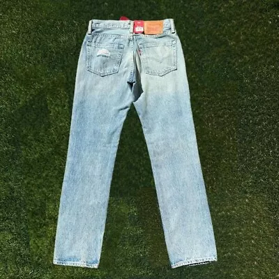 Vintage 550 Levi’s Jeans White Wash Tapered Leg Size 7 • $30