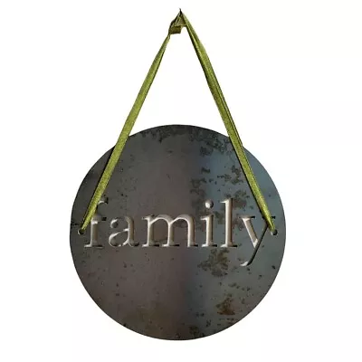 Laser Cut Family Metal Sign • $59.16