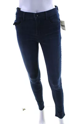 J Brand Womens Cotton Dark-Wash High-Rise Skinny Leg Maria Jeans Blue Size 27 • $42.69