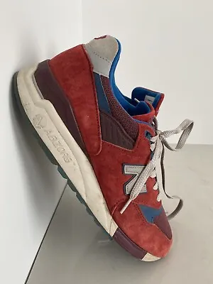 NEW BALANCE 998 X J CREW 'Phoenix Red' M998JL2 RARE - US 9.5 - No Box • $64.77