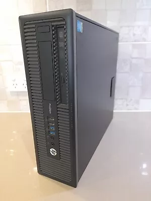 HP PRODESK 600 G1 SFF I7-4770 16GB 240GB SSD DESKTOP PC Windows 10 • $160