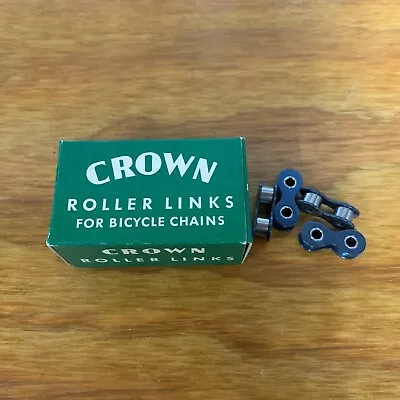 1 Box Of Crown Roller Links For Bicycle Chains Made In Germany Vintage • $10