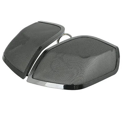 5 X7  Hard Saddlebag Lid Speaker Grills Fit For Harley Touring Road Glide 14-23 • $34.80