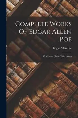 Edgar Allan Poe Complete Works Of Edgar Allen Poe (Paperback) • £13.32