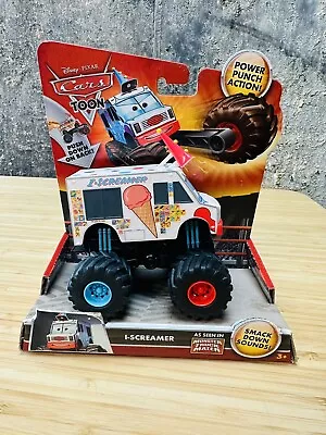 Disney Pixar Cars Toon I-SCREAMER Monster Truck Power Punch Action 2010 • $64.99