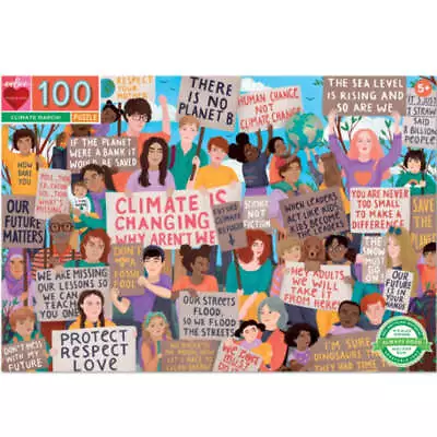 EeBoo Positivity Climate Action 500pc Jigsaw Puzzle • $31.99